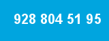 928 804 51 95